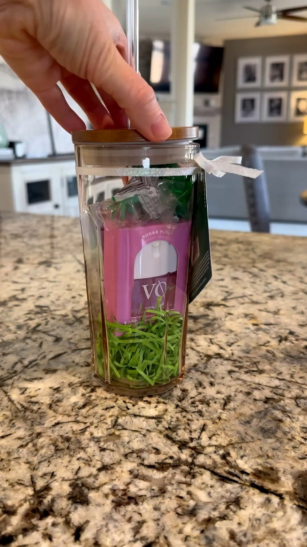 The best Easter or Spring gift idea for Teachers! Gift cards make the best gifts, but I always like to add a little something extra. This Glass cup with a lid and straw makes the perfect gift, and I included some hand sanitzer and sweet treats! 

#LTKSeasonal #LTKU