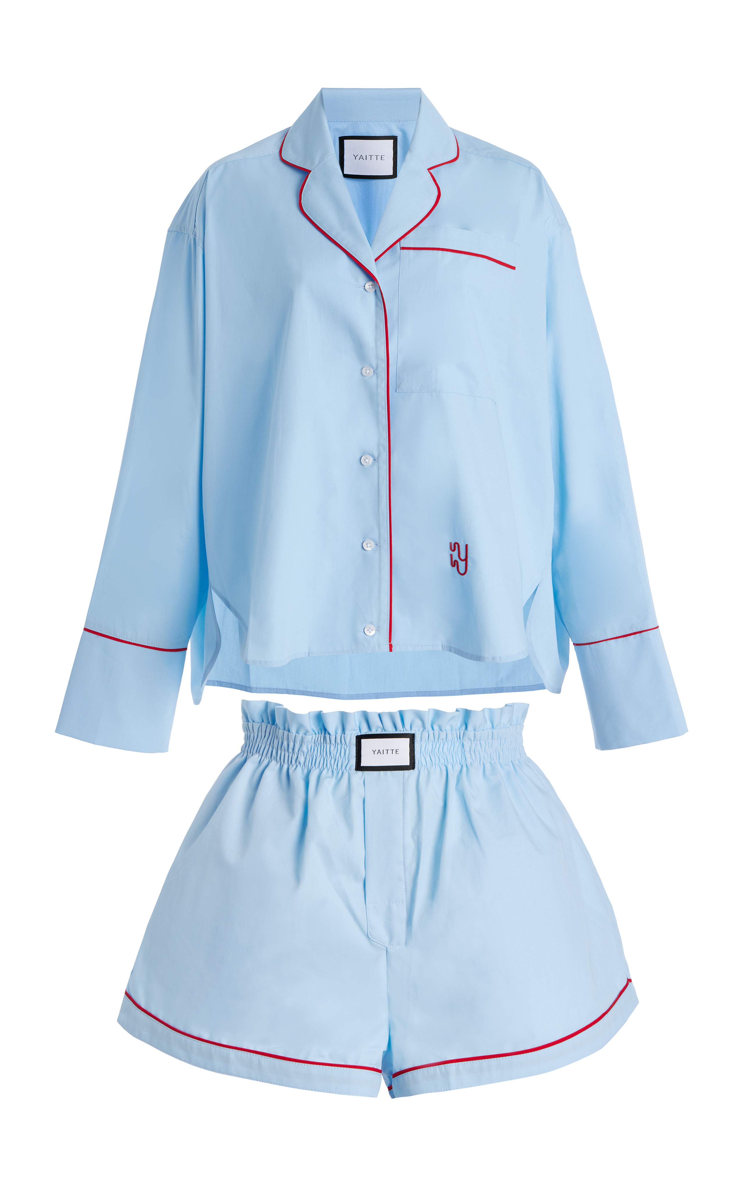 Exclusive Provence Cotton Poplin Pajama Set | Moda Operandi (Global)