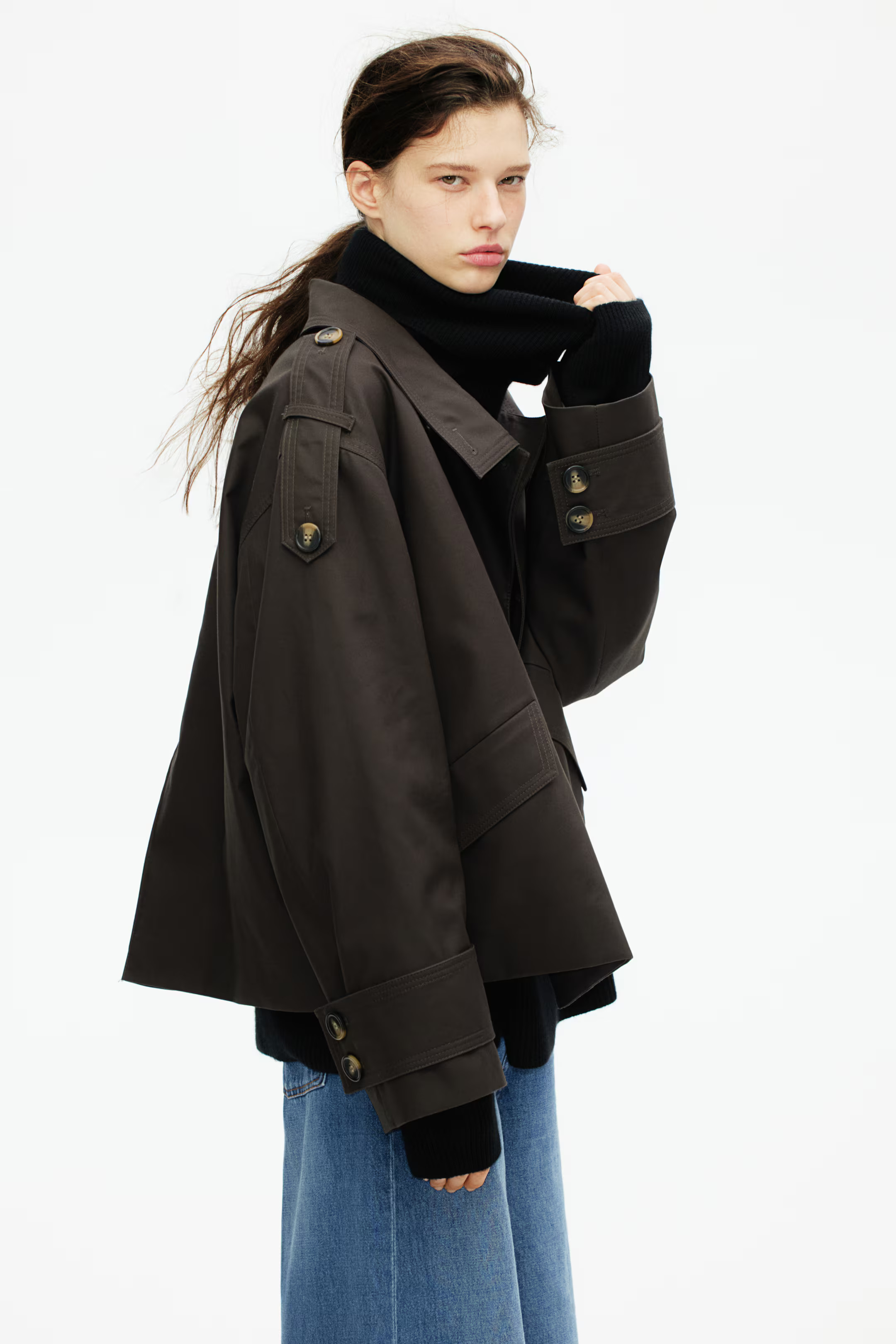 Short trench coat | H&M (UK, MY, IN, SG, PH, TW, HK)
