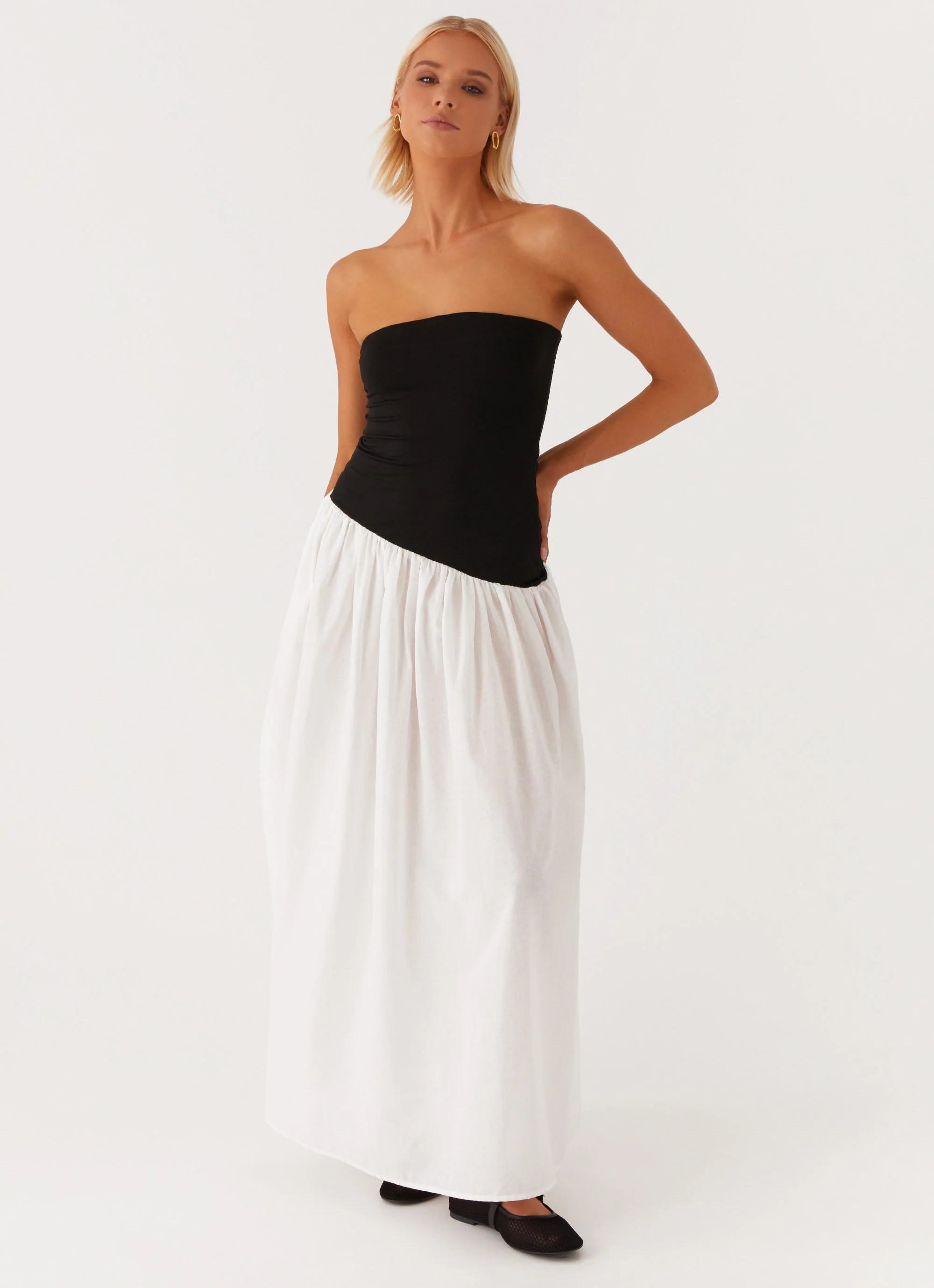 Unstoppable Maxi Dress - Black Ivory | Peppermayo (Global)