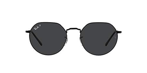 Ray-Ban Womens Rb3565 Jack Sunglasses, Black/Polarized Black, 55 Mm US | Amazon (US)