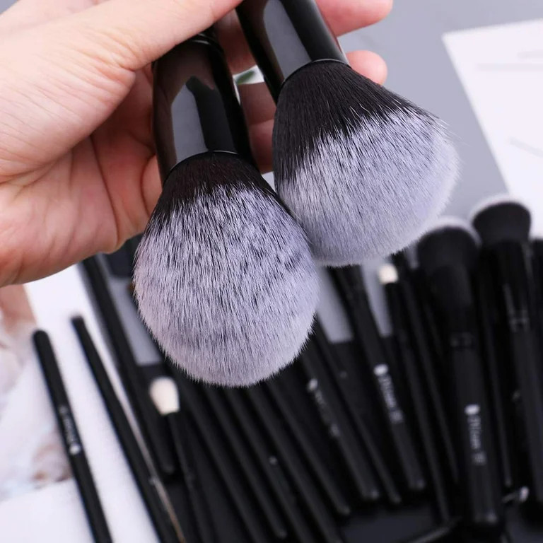 DUcare 27 Pc Makeup Brush Set - Wood, Black | Walmart (US)