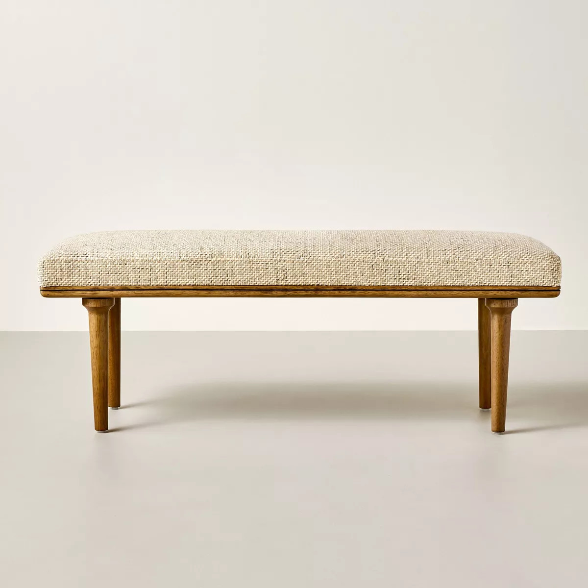 Upholstered Bench Flax - Hearth & Hand™ with Magnolia Furniture | Target