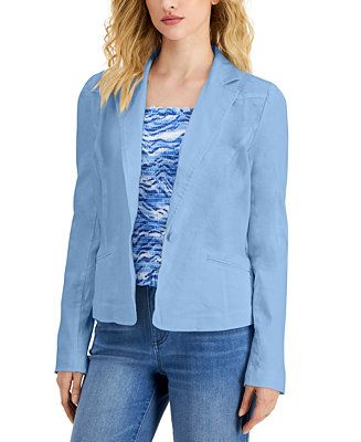 Women's Puff-Sleeve Jacket, Created for Macy's | Macys (US)