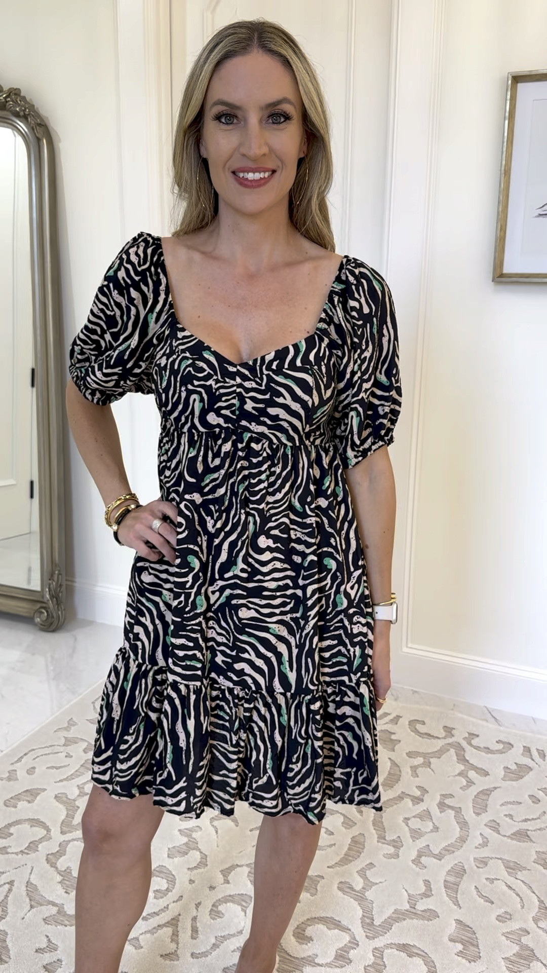 Cute and comfortable. This dress is perfect for any event and can be worn for work, lunches, brunches, dinners, or even with some cute sneakers. 

#everypiecefits

Spring dress
Summer dress
Baby doll dress
Work dress
Dinner dress
Dinner outfit 
Work outfit 
Summer outfit 
Spring outfit 

#LTKworkwear #LTKsalealert #LTKVideo