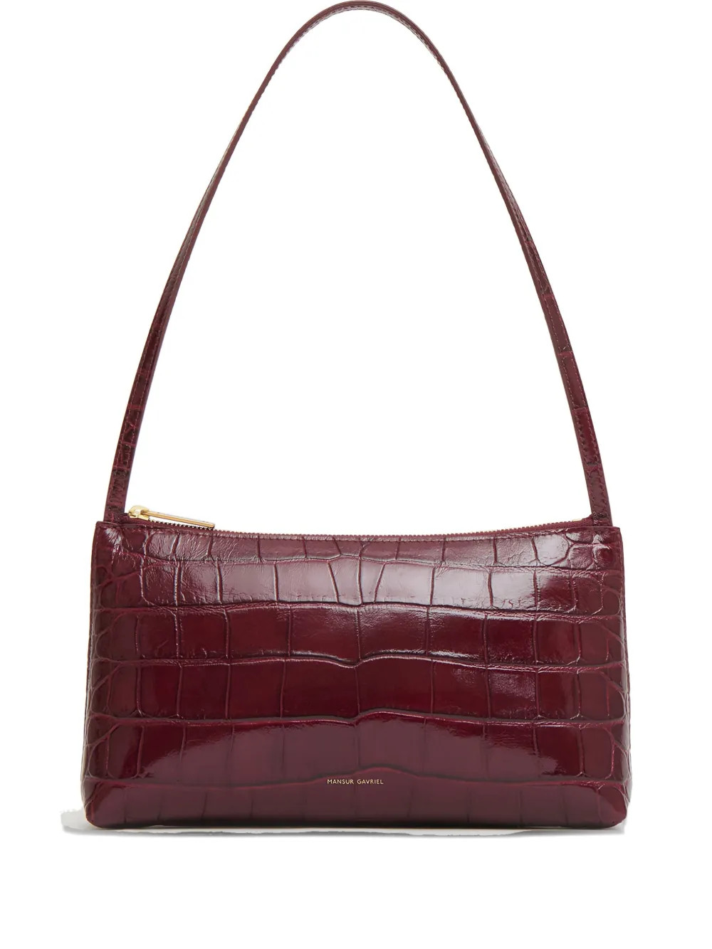 Mansur Gavriel Gaia Shoulder Bag | Red | FARFETCH | Farfetch Global