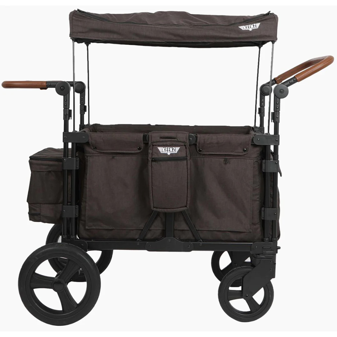 XC Lux 2 Passenger Stroller Wagon - Charcoal Black | REBEL (formerly Rebelstork)