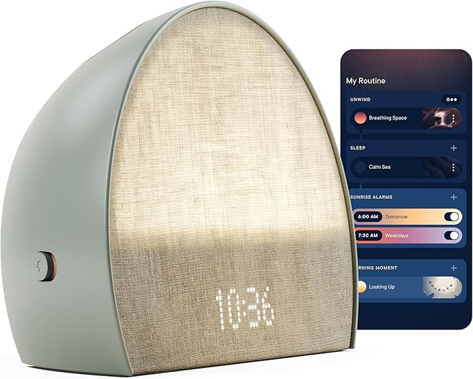 Hatch Restore 2 Sunrise Alarm Clock, Sound Machine, Smart Light (Slate) ー Your Smart Sleep Cloc... | Amazon (US)