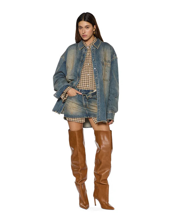 Buy Micro Mini Skirt Flip Dune  | Ksubi ++ | Ksubi (US)