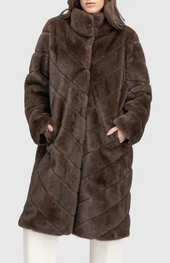 Fur-Free Mink (Faux Fur) Short Coat | Nordstrom