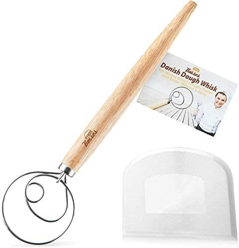 Danish Dough Whisk Bread Mixer - Hook Dutch Pizza Dough Making Bread Mixer Whisk Hooks Accessorie... | Amazon (US)