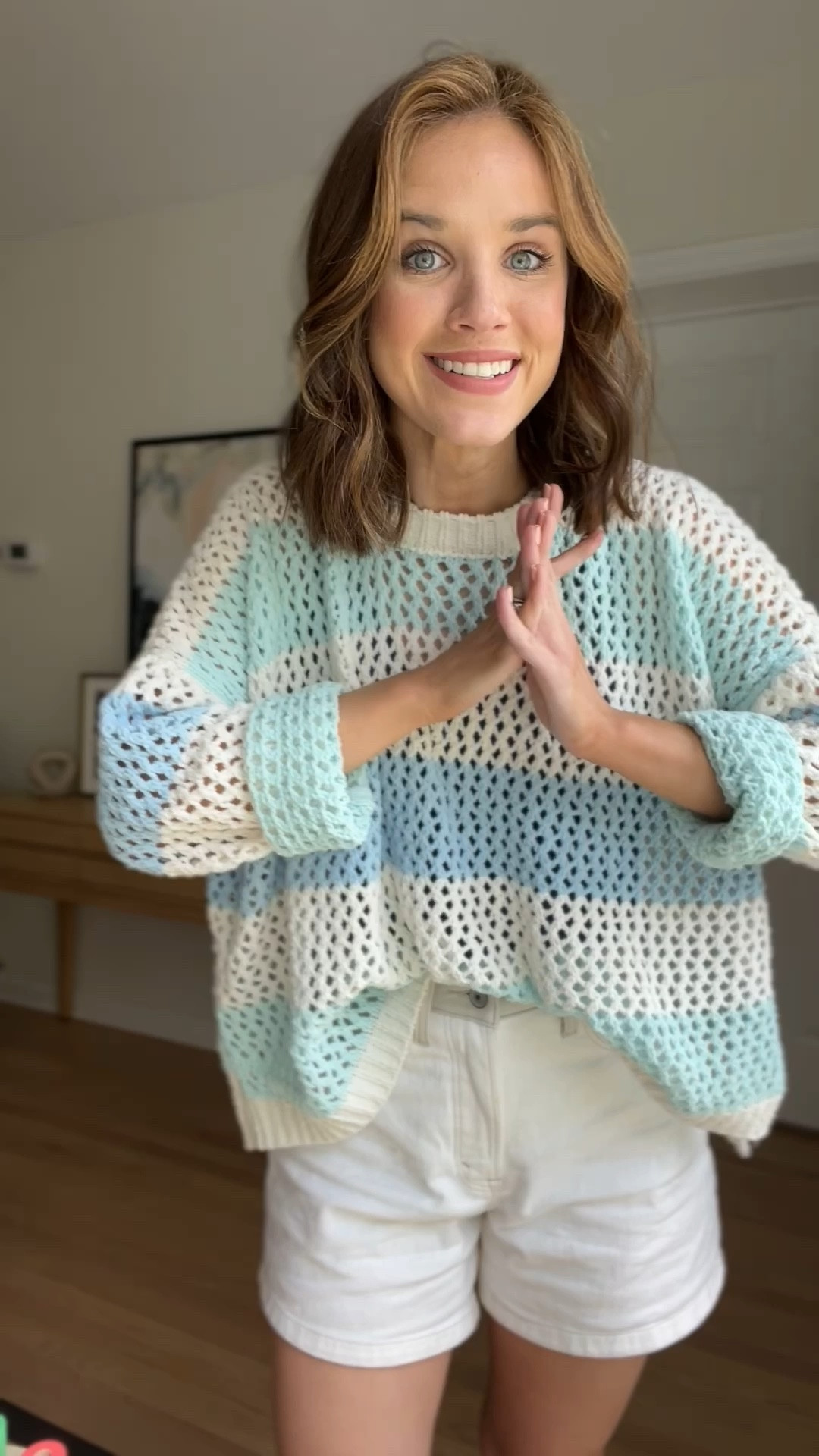 Sweater: wearing s // fits oversized
Dad shorts : wearing 26 curve love 

White shorts // denim shorts // Abercrombie shorts // Abercrombie denim // vici // summer sweater // lightweight sweater 

#LTKstyletip #LTKSeasonal #LTKFind