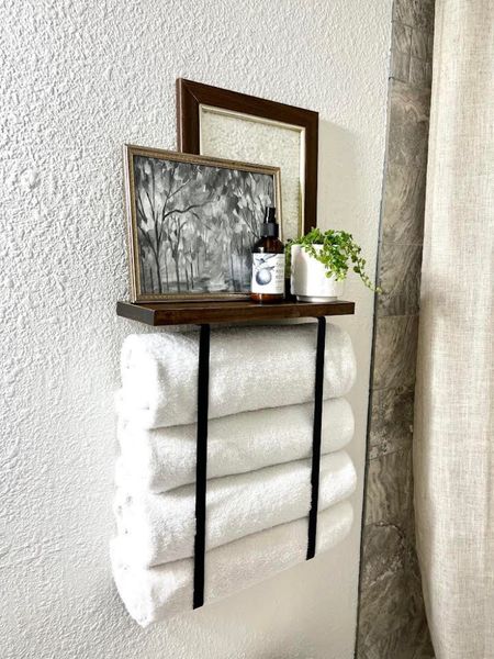 This towel rack is beautiful and functional! 

#LTKunder100 #LTKfamily #LTKhome