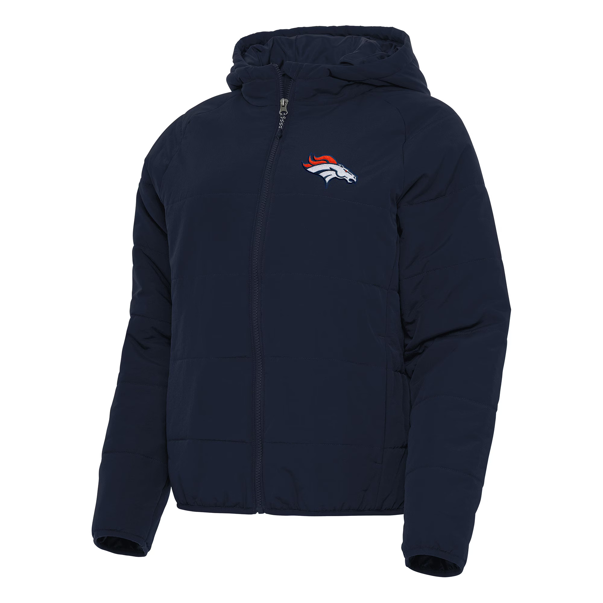 Denver Broncos Antigua Women's  Universe Full-Zip Hoodie Jacket - Navy | Fanatics