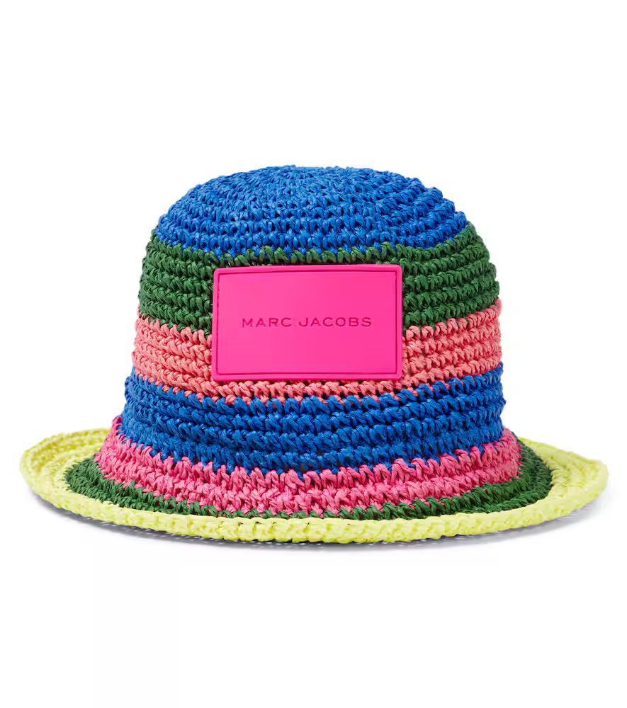 Logo striped crochet bucket hat | Mytheresa (US/CA)