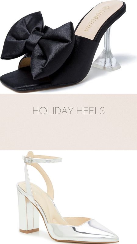Cute, comfortable and affordable holiday heels! 

#LTKshoecrush #LTKHoliday #LTKsalealert
