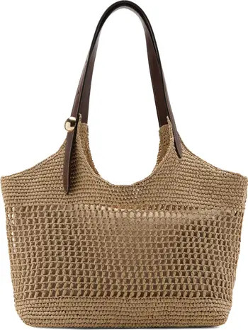 MANGO Natural Fiber Tote | Nordstrom | Nordstrom
