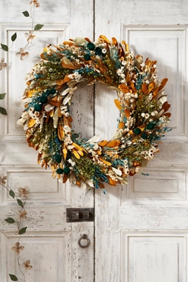 Cezanne Floral Dried Wreath | Anthropologie (US)
