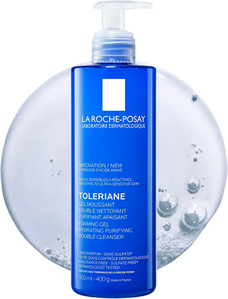 La Roche-Posay Face Wash with Glycerin, Toleriane Purifying Foaming Double Cleansing Gel, Face Wa... | Amazon (CA)