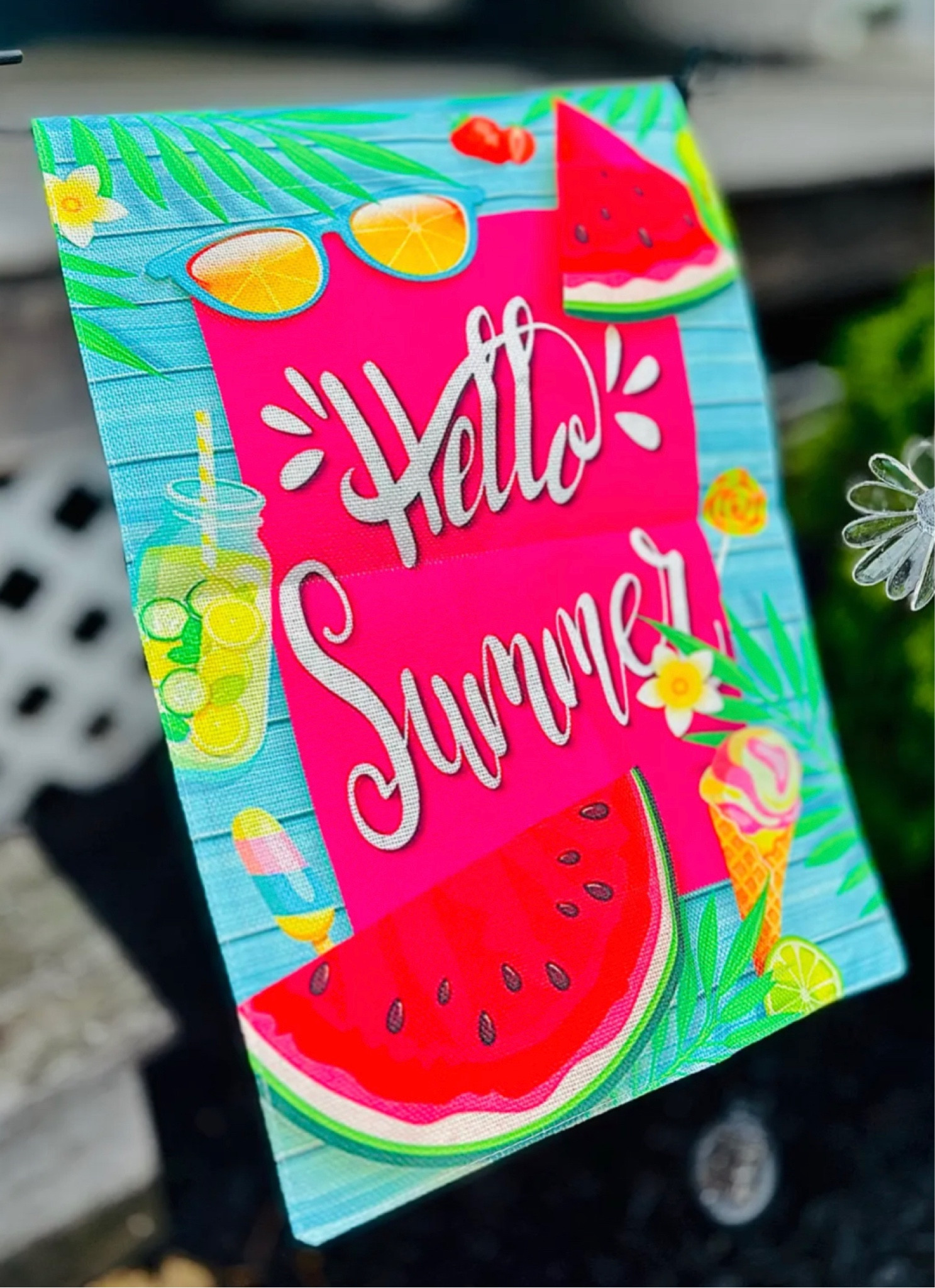 The perfect garden flag for summer 🍉😎

#summerdecor #homedecor #amazon

#LTKhome #LTKstyletip #LTKSeasonal