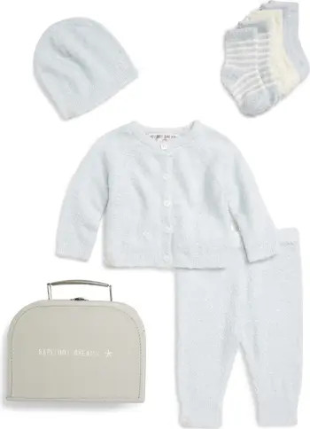 CozyChic® Lite Classic Cardigan, Pants, Socks, Beanie & Suitcase Set | Nordstrom