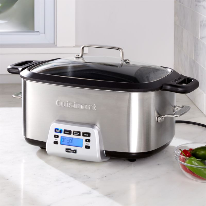 Cuisinart Cook Central 7-Qt. 4-in-1 Multicooker + Reviews | Crate & Barrel | Crate & Barrel