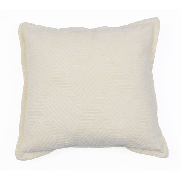18"x18" Rhea Woven Cotton Square Throw Pillow - Decor Therapy | Target