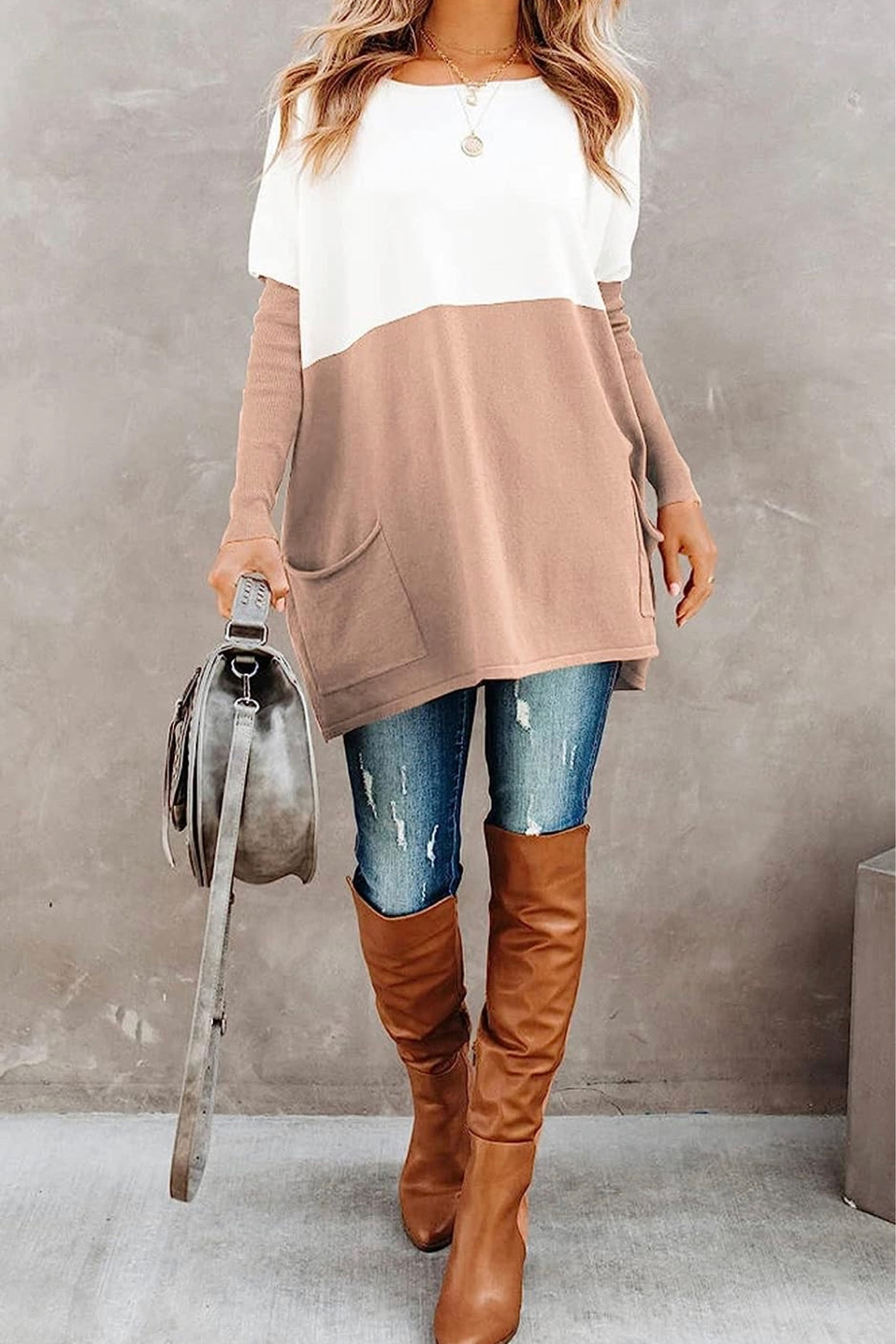 ⭐️ AMAZON OVERSIZED COLOR BLOCK SWEATERS 

#LTKsalealert #LTKunder50 #LTKSeasonal