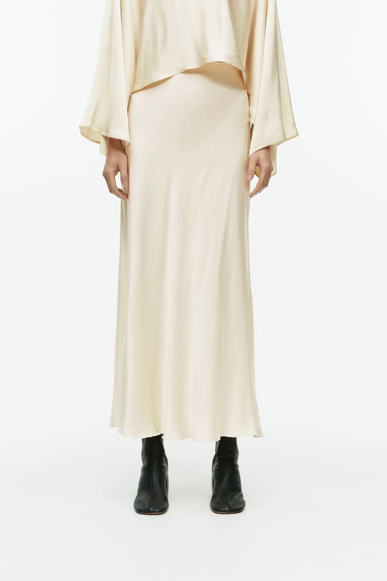 Maxirock aus Satin | H&M (DE, AT, CH, NL, FI)