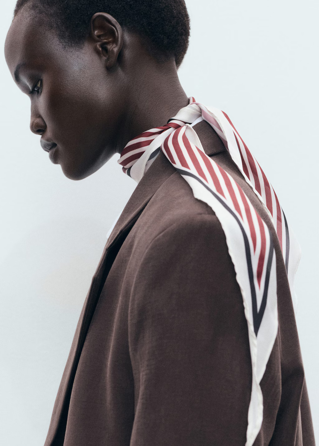 Set of 2 combined scarves maroon - Woman - One size - MANGO | Mango (US/MX/AU)