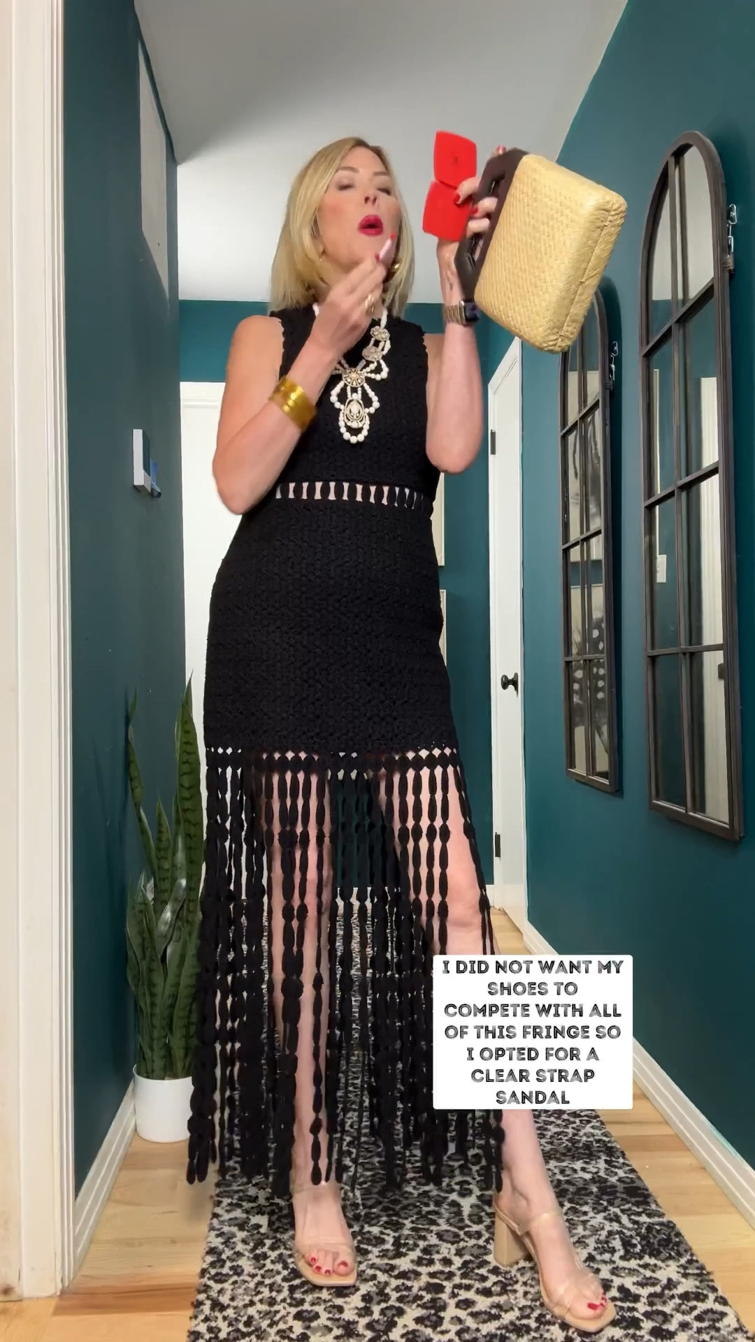 One, two, three… I’m so ready for vacation! 🌴✨
Totally vibing with this knitwear fringe dress—loving the peekaboo midriff and the fun movement. I could wear this dancing all night or just pretend I’m in Jamaica living my best life with my faux Rastafarian fringe dreads. 😂
No but seriously… this dress is everything for vacation style—fun, flirty, and effortless. 💃 Where are we headed?

#VacationOutfit #FringeDress #SummerDress  #traveldress

#LTKTravel #LTKWedding #LTKSeasonal