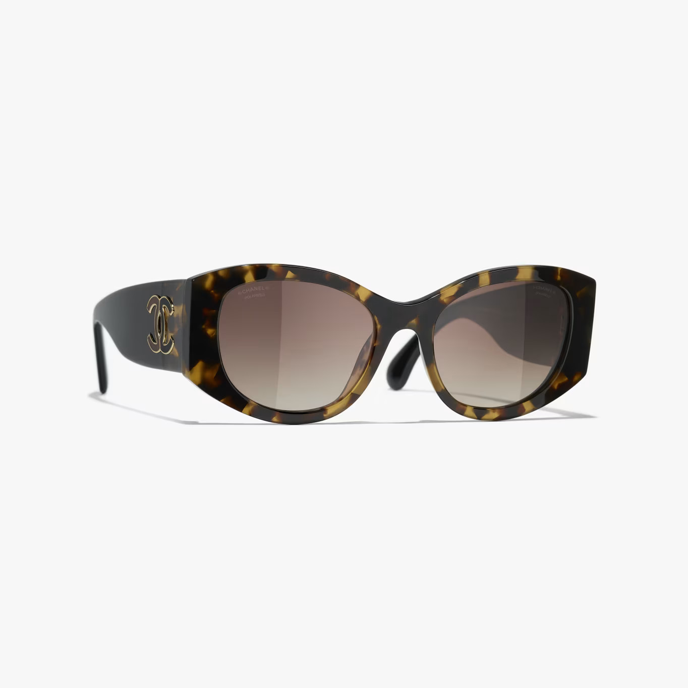 CHANEL Sunglasses: Oval Sunglasses, acetate — Fashion | CHANEL | Chanel, Inc. (US)