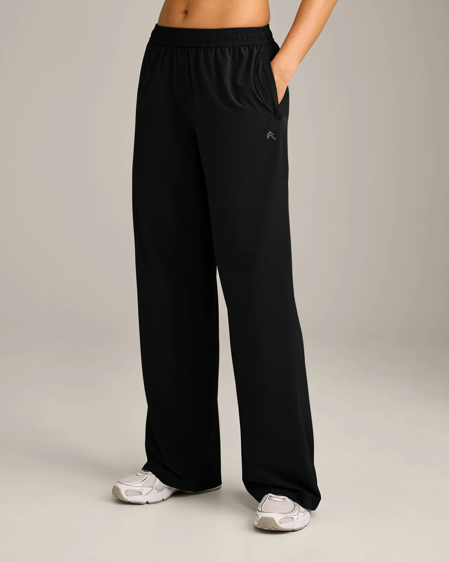 AirMove\u2122 Straight Leg Pants with Reflective Logo | Black | Oner Active (UK / US)