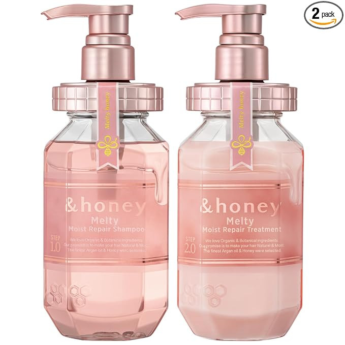 [Genuine Product] &honey Melty Moist Repair Shampoo & Conditioner Set 440mL+450g/14.87.fl.Oz+15.6... | Amazon (US)