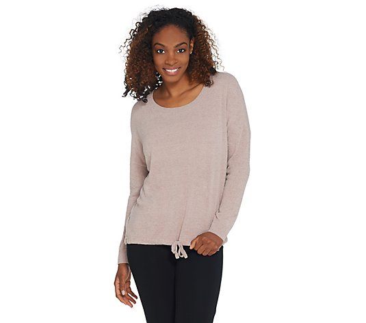 Barefoot Dreams CozyChic Ultra Lite Slouchy Pullover | QVC