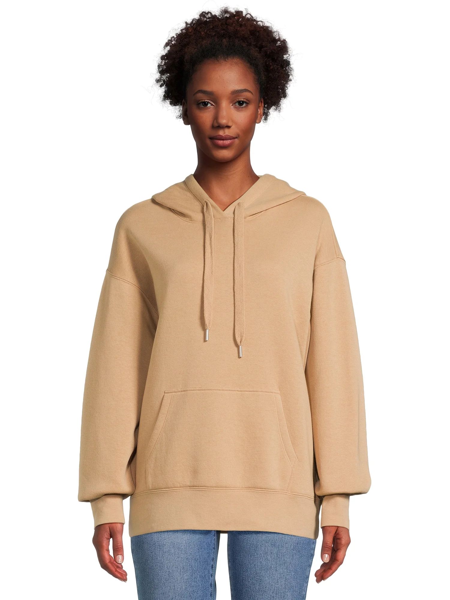 No Boundaries Juniors' Oversized Hoodie Sweatshirt, Sizes XS-XXXL | Walmart (US)
