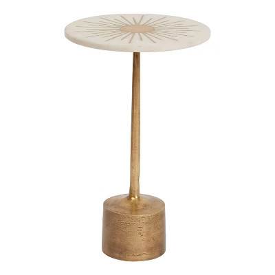 Storied Home Luxe Martini Table Gold | Target