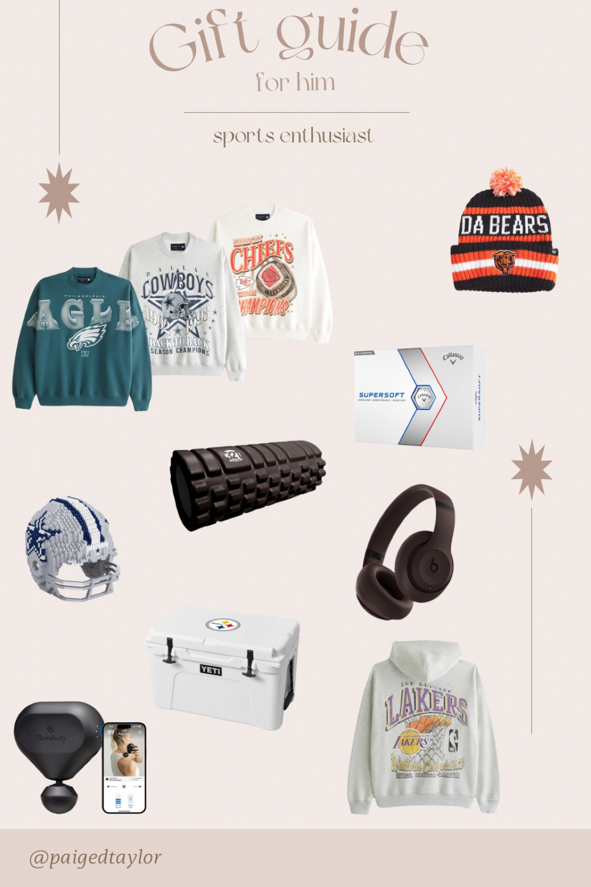 gift ideas for the man who loves sports! my personal favorites are the abercrombie crew necks and hoodies! they have so many different teams & it’s guaranteed to be his new favorite clothing item for game days ☺️❤️

#LTKGiftGuide #LTKHoliday #LTKCyberWeek