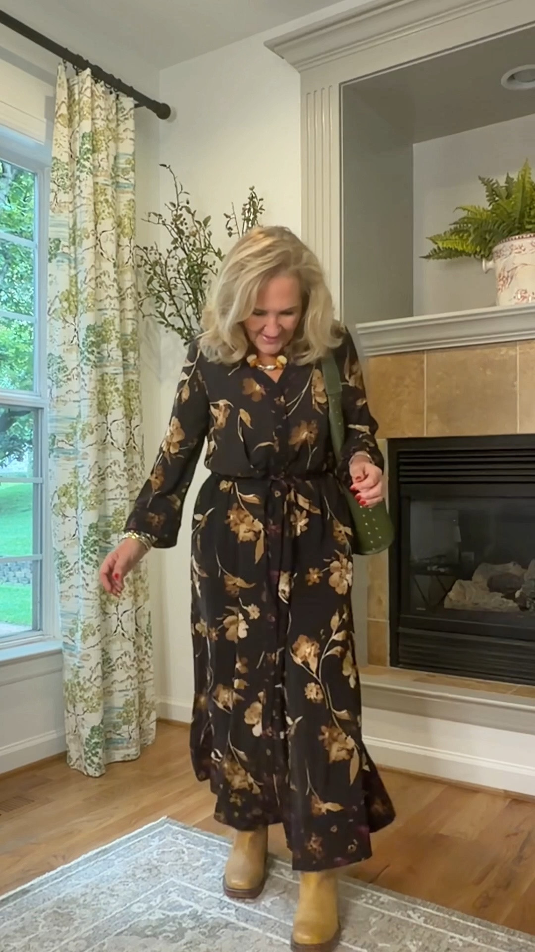 Regular size in dress. This is a small and it’s snug in the arms. 
Last day for these boots on sale

#LTKOver40 #LTKWedding #LTKPetite