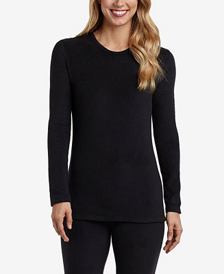 Fleecewear Long Sleeve Crew Neck Top | Macy's