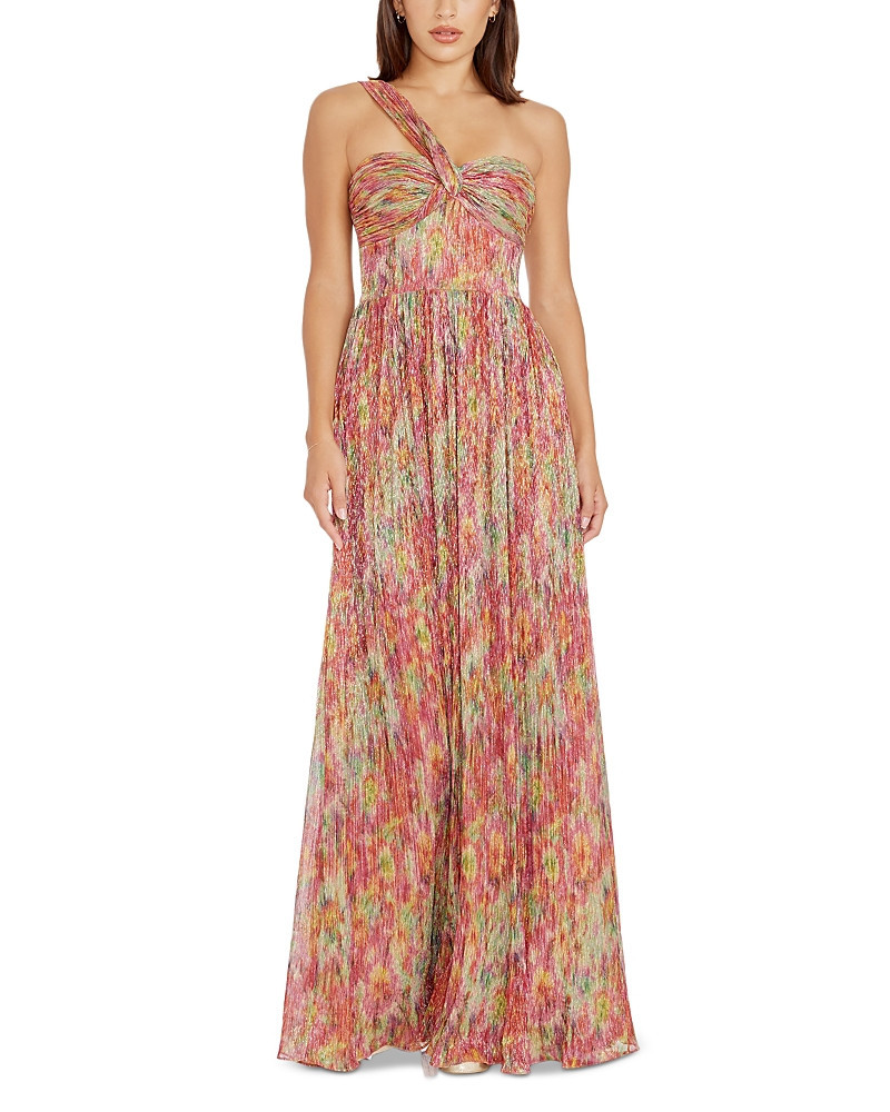 Dress the Population Idalia Printed Metallic Maxi Dress | Bloomingdale's (US)
