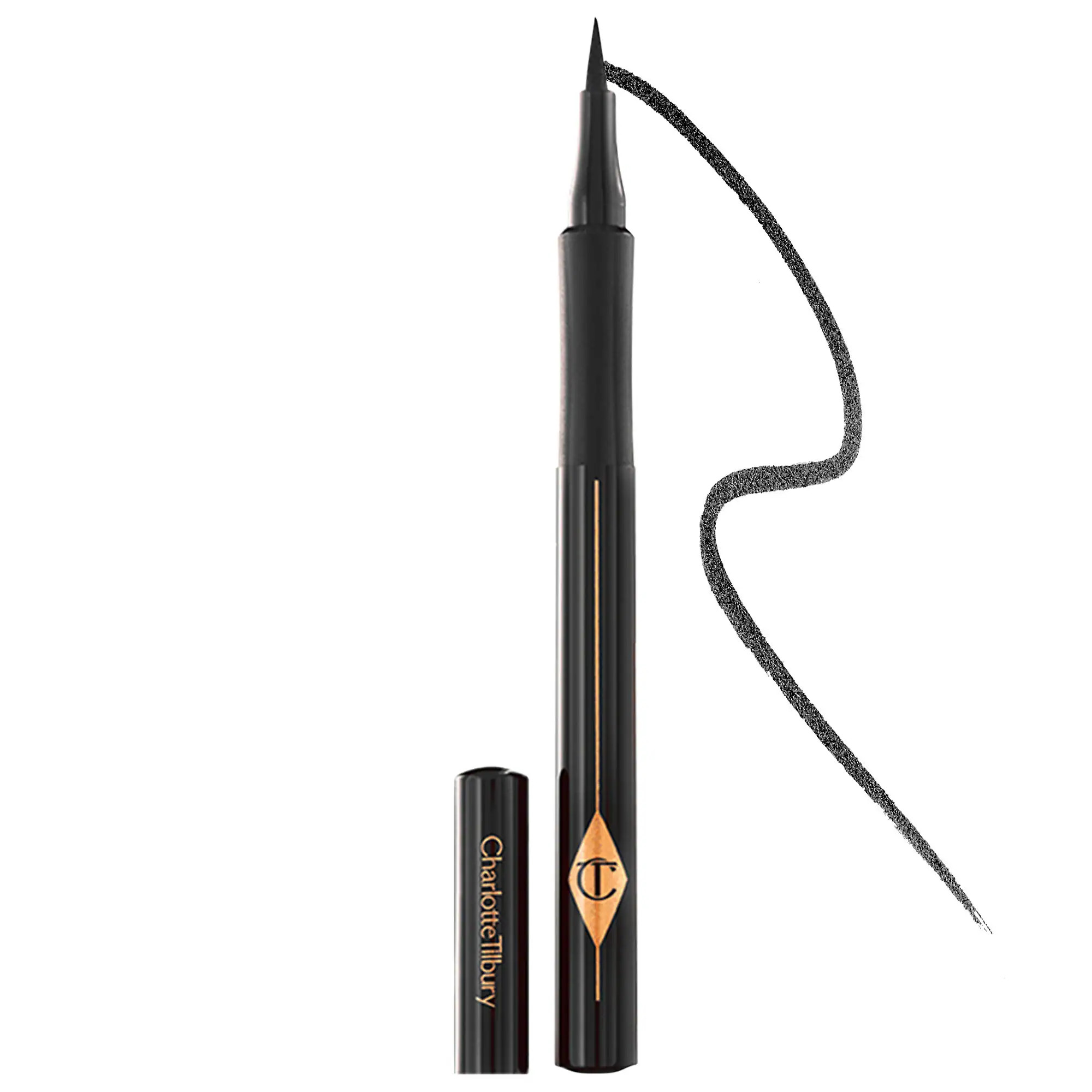 Charlotte Tilbury Feline Flick Volume 2 Liquid Eyeliner Black 0.03 oz/ 1 mL | Sephora (US)
