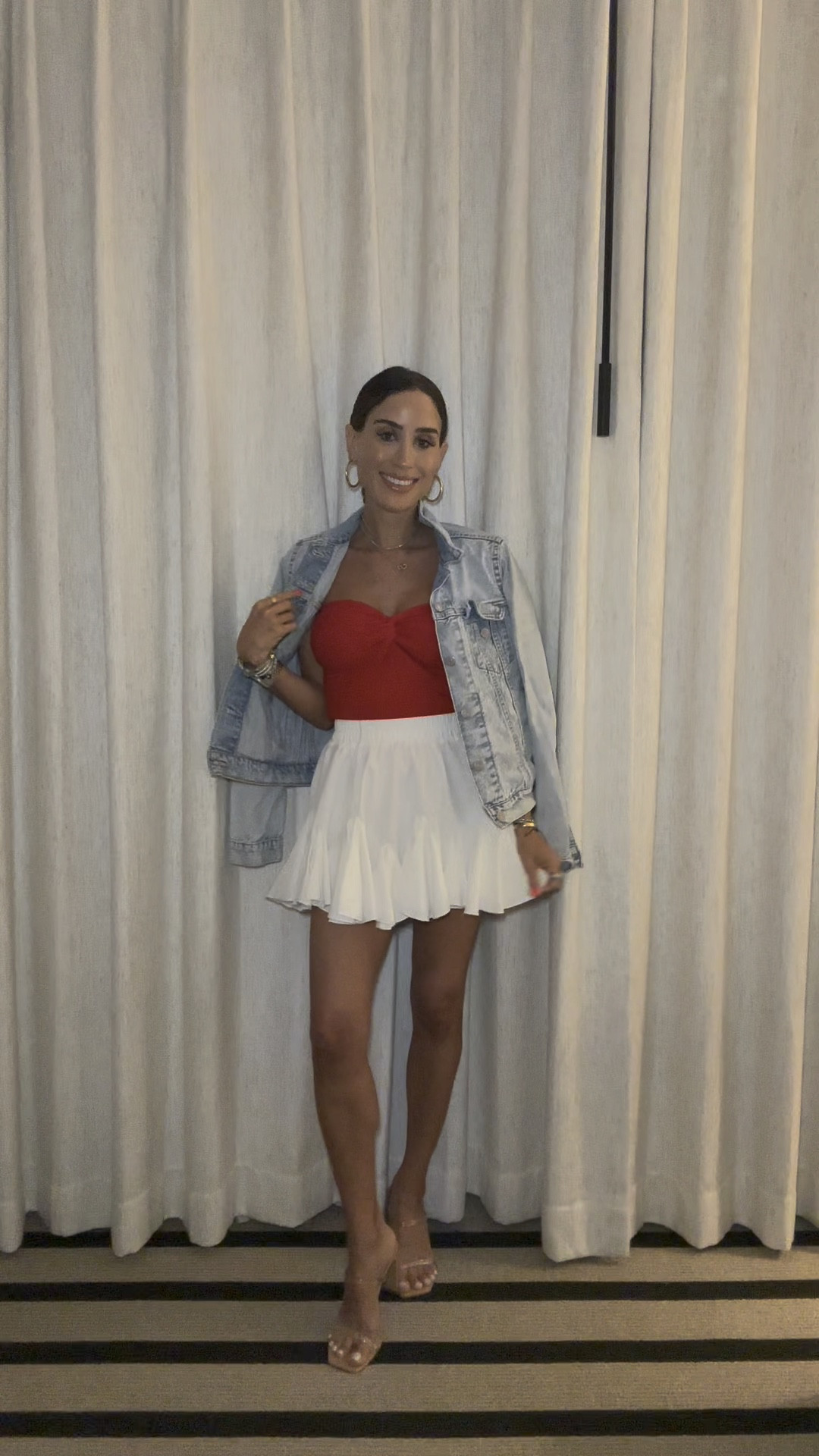 Amazon strapless top size Xs white skirt size Xs
Summer outfit idea 

#LTKFindsUnder100 #LTKFindsUnder50 #LTKSeasonal