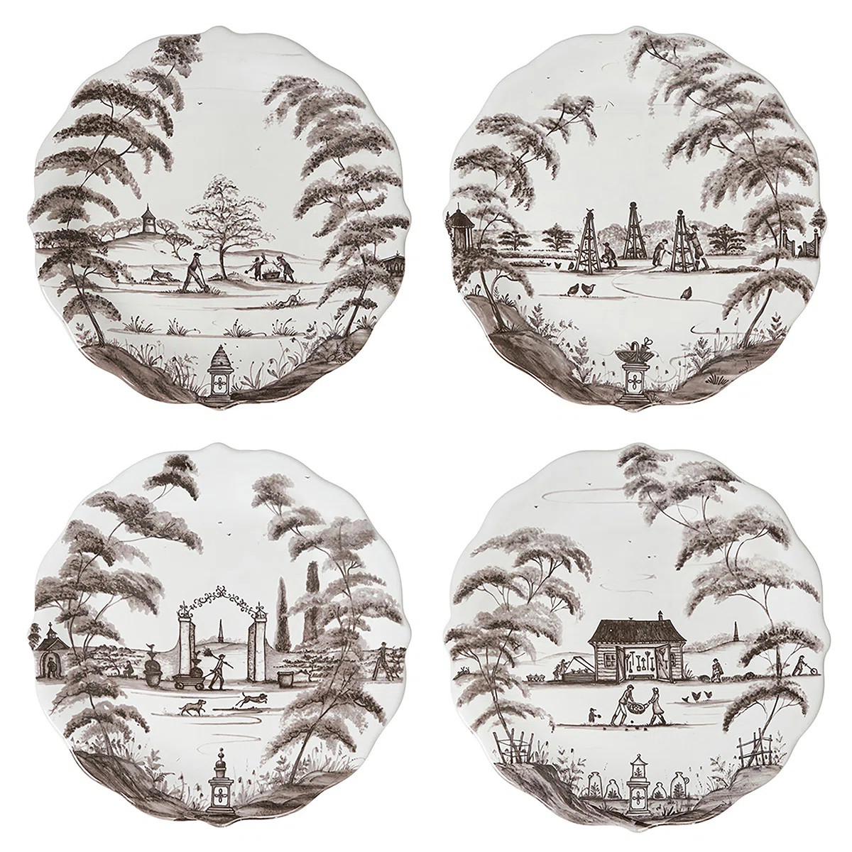 Country Estate Party Plates Assorted | Perigold