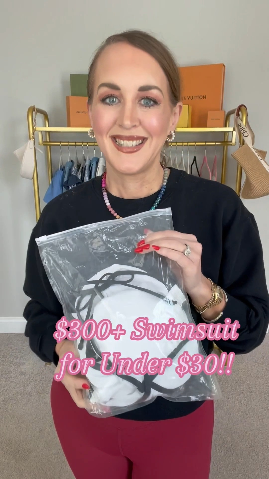 Olivia Culpo look for less swimsuit
Revolve look for less swimsuit 
Size medium 

#LTKFindsUnder50 #LTKSwim #LTKStyleTip