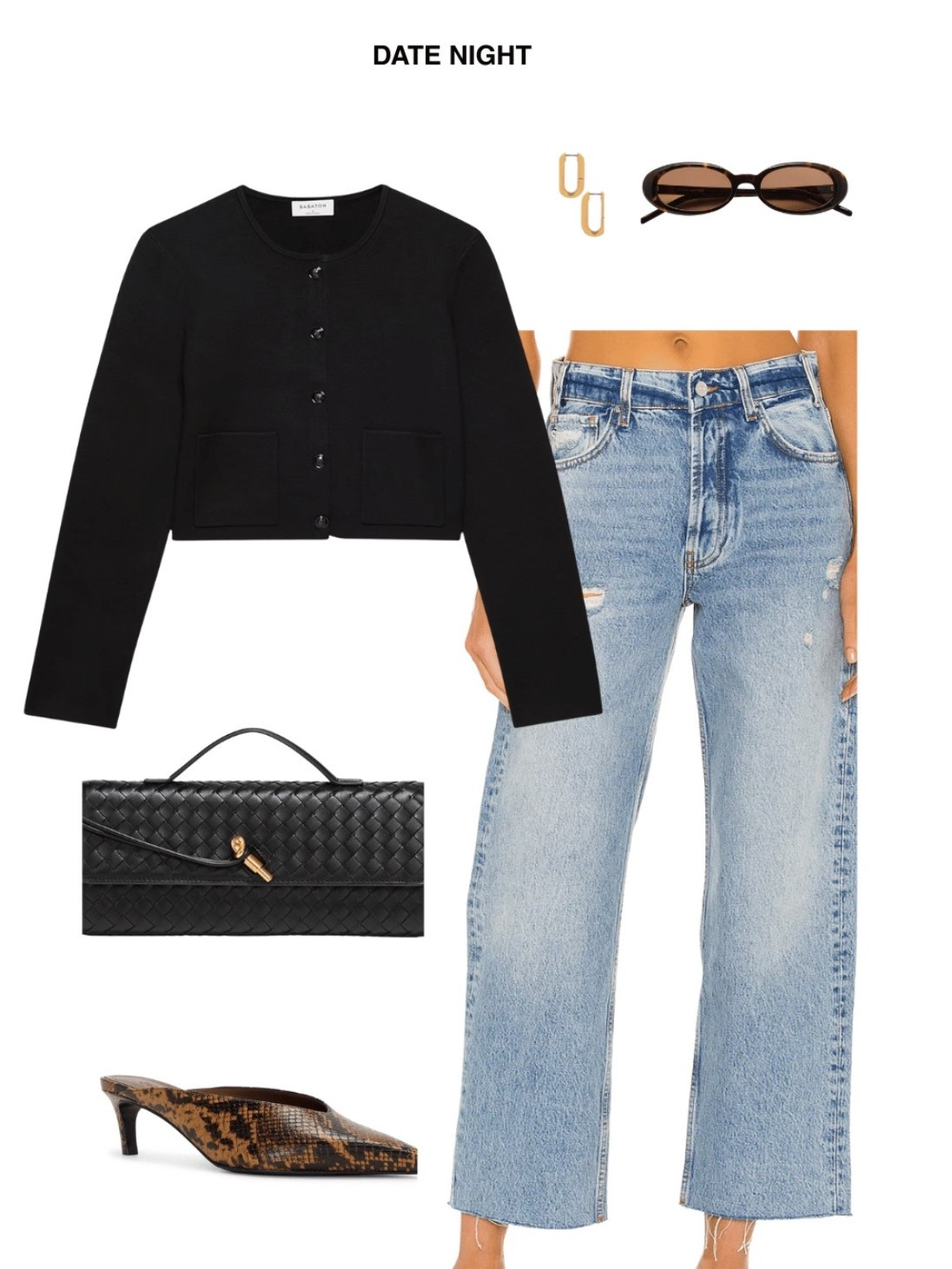 Date night. Medium in sweater (sized up), 26 in jeans (which I have been wearing on repeat!) @Anine Bing where have you been all my life?