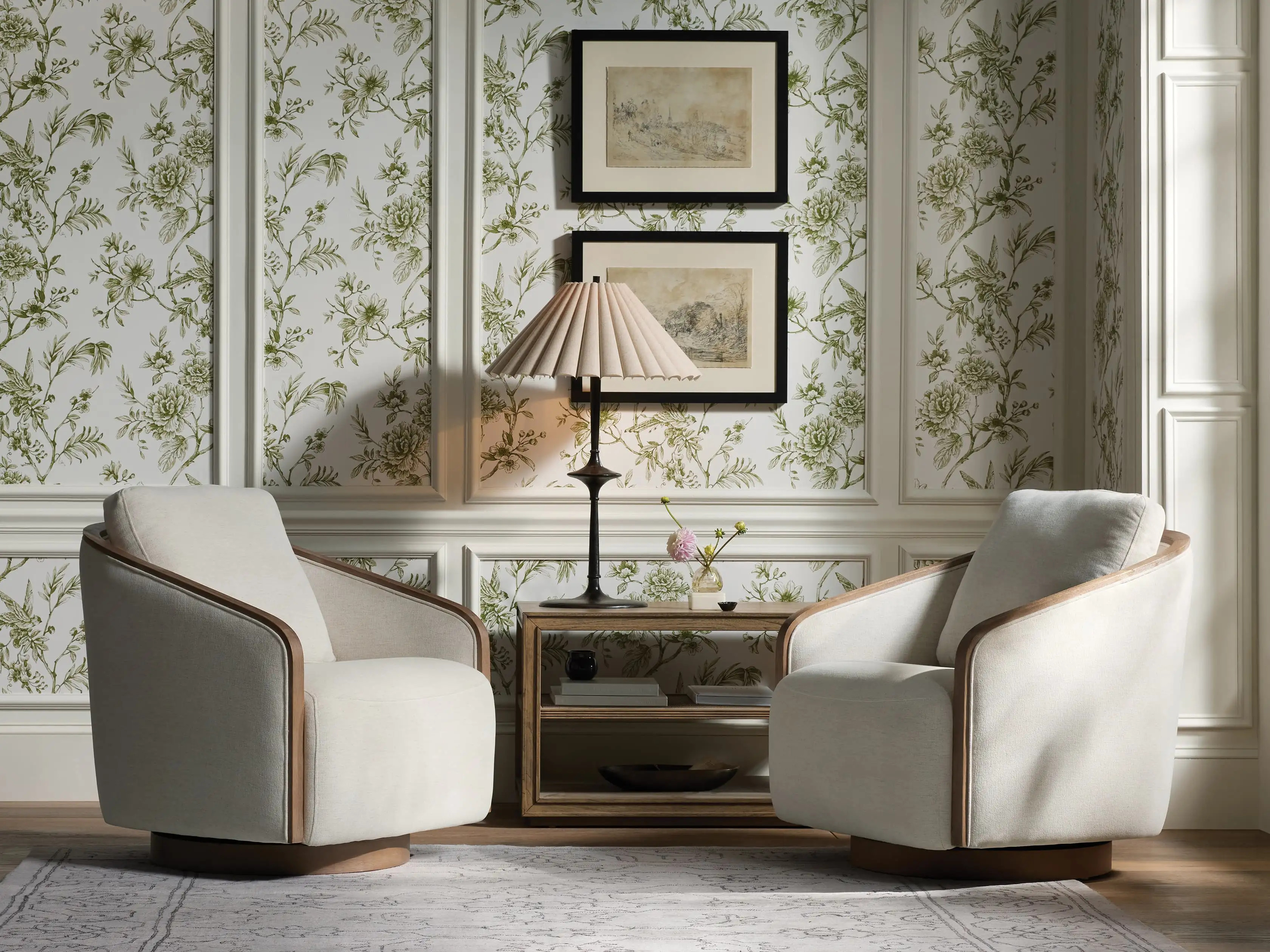 Pomona Swivel Chair | Arhaus