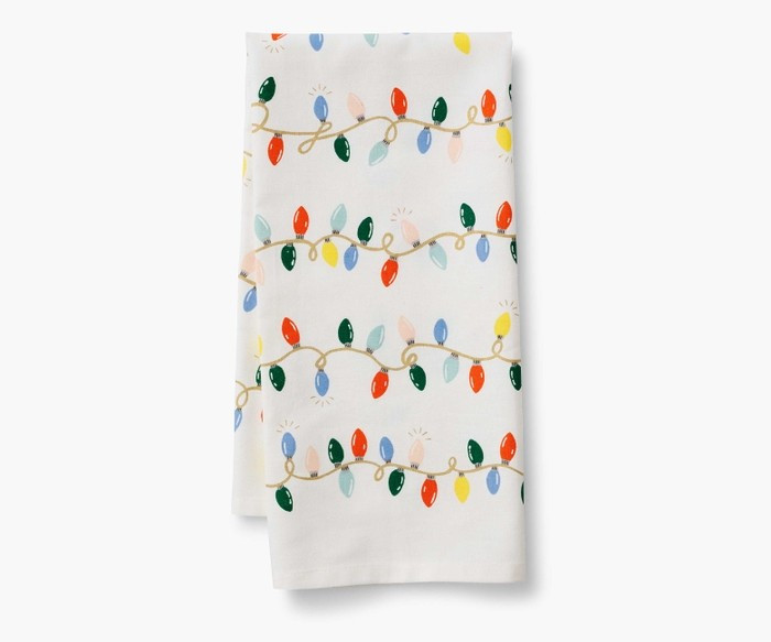 Holiday Lights Holiday Tea Towel | Rifle Paper Co. | Rifle Paper Co.