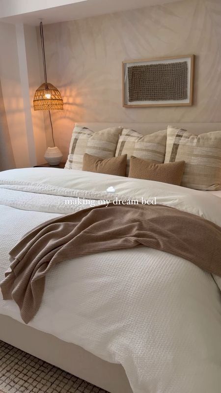 The ultimate neutral cozy bed ☁️

sheets, comforter, duvet cover, sleeping pillows, throw pillows, quilt, throw blanket , rug, nightstand, mirror, neutral bedroom, bedroom decor, bedding

#LTKVideo #LTKHome