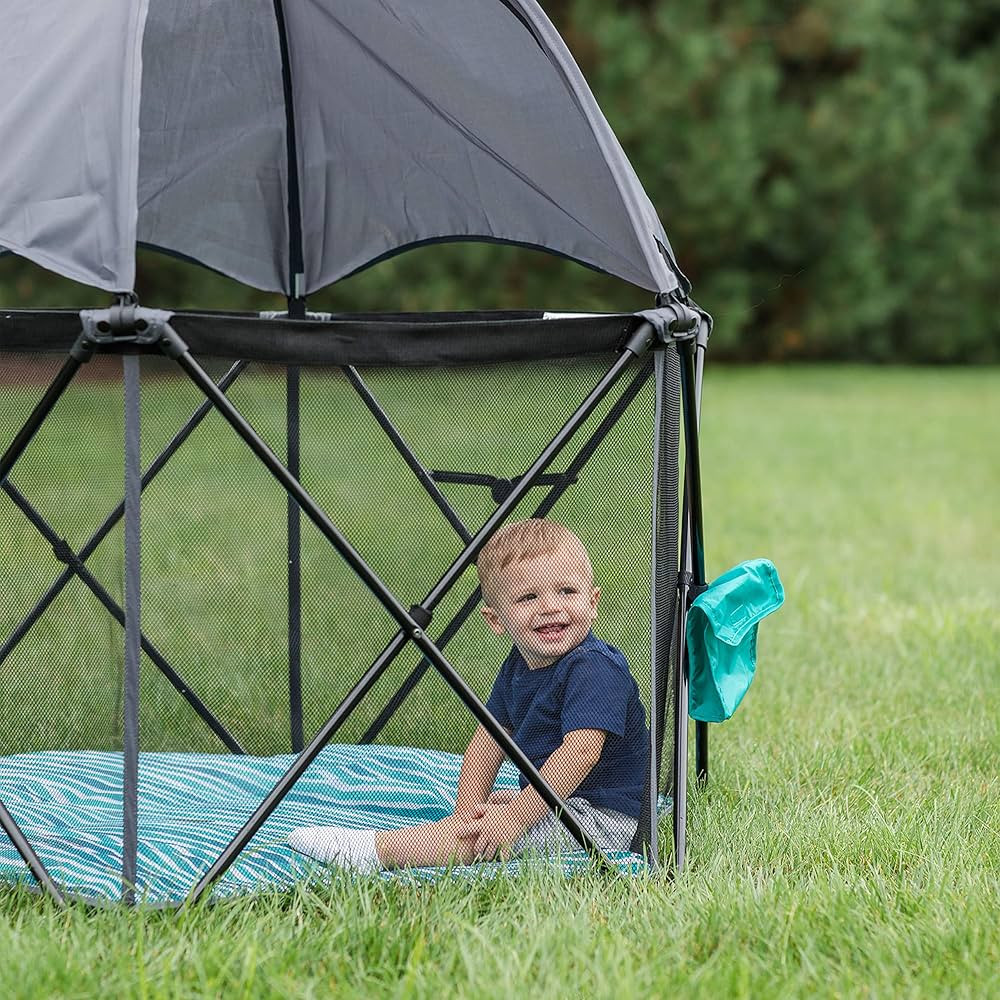 Baby Delight Go With Me Eclipse Mesh Portable Playard | Playpen | Sun Canopy | Indoor and Outdoor... | Amazon (US)